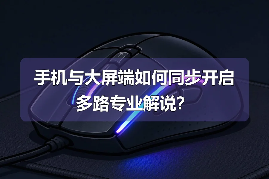 手机与大屏端如何同步开启多路专业解说？